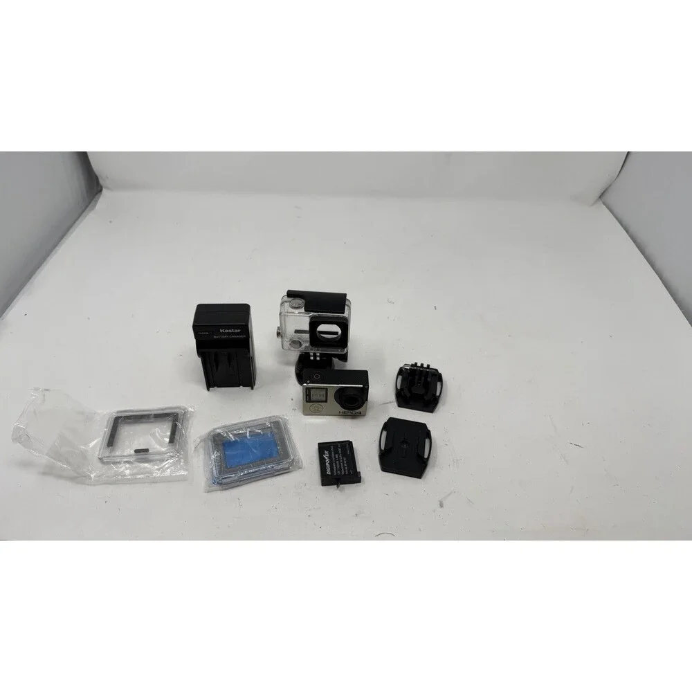 GoPro HERO4 Silver Action Camera 4K Ultra HD Touch Screen Waterproof Tested